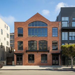 Dogpatch industrial loft building near waterfront