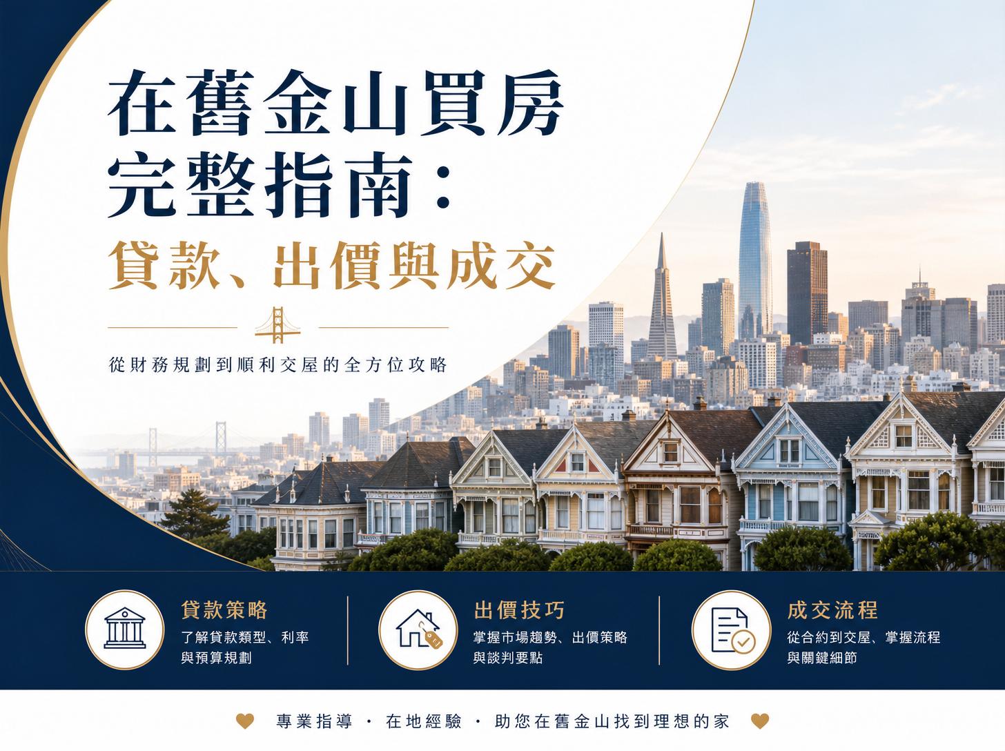 A Comprehensive Mandarin-Language Guide to Buying a Home in San Francisco: Financing, Offers, and Closing